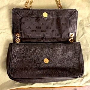 Michael Kors Gold Chain Black Bag